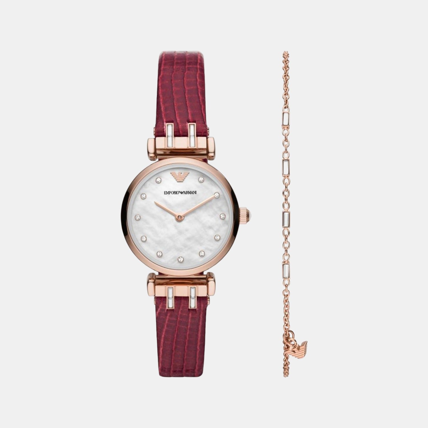 Emporio Armani Round White Analog watch