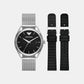 Emporio Armani Round Black Analog watch