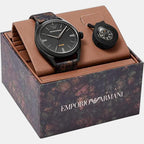 Emporio Armani Round Solar Analog Men watch