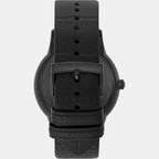 Emporio Armani Men Round Black watch
