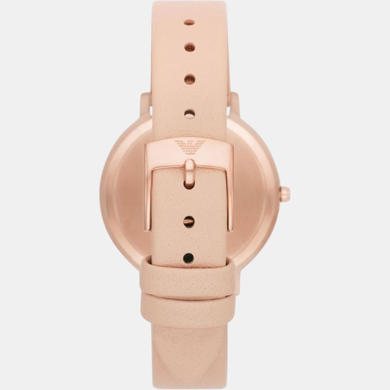 Emporio Armani Women Round Silver watch