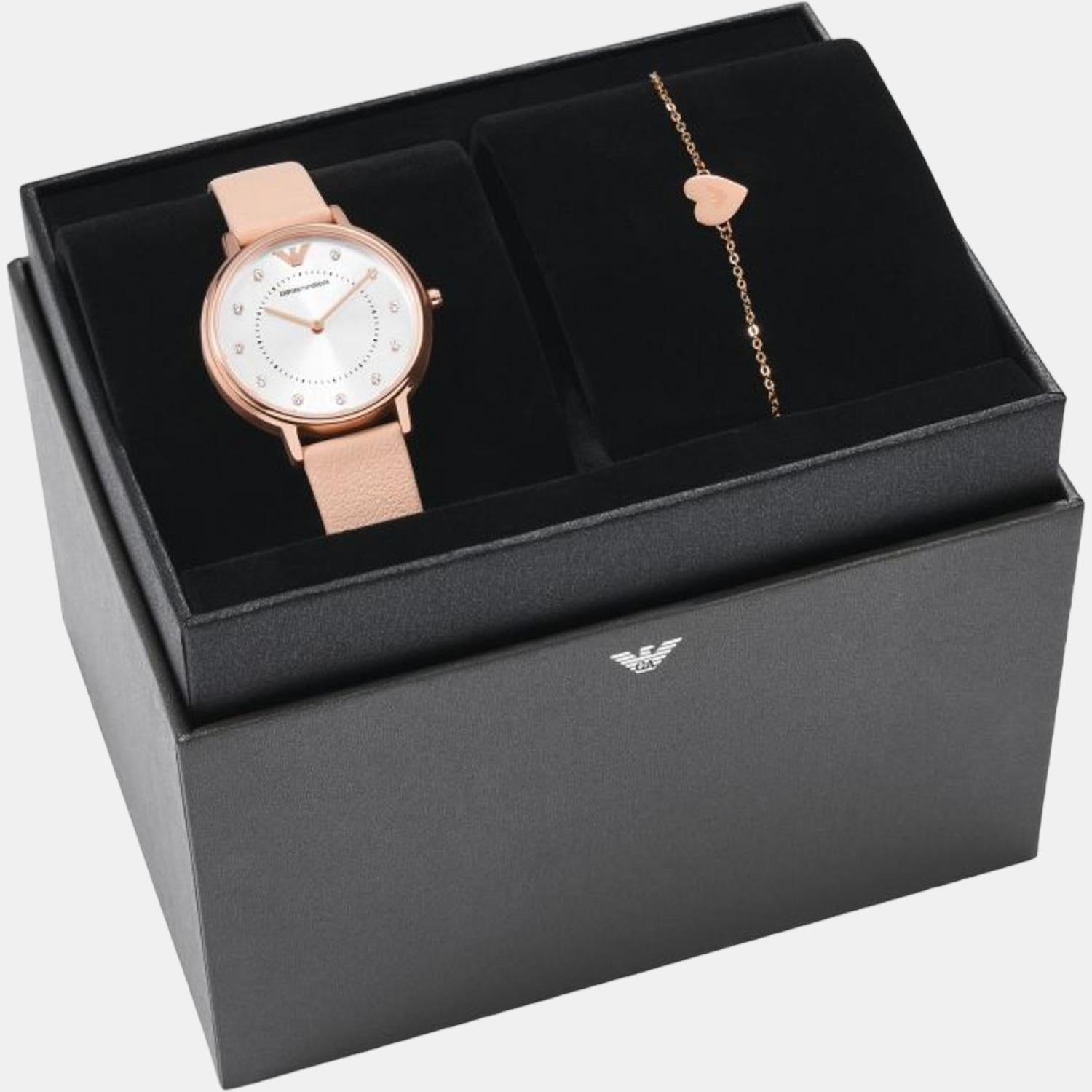 Emporio Armani Stainless Steel Round watch