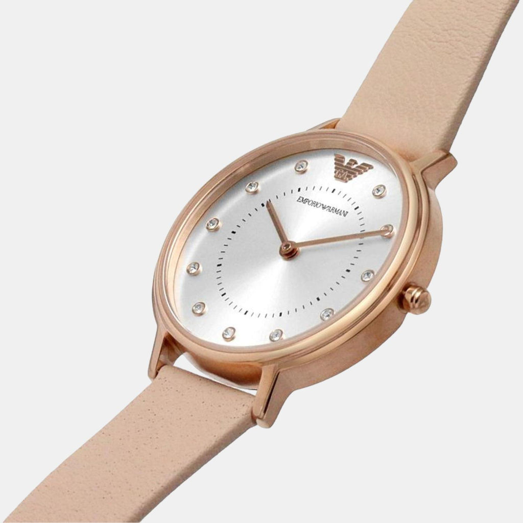 Emporio Armani Round Quartz Analog Women watch