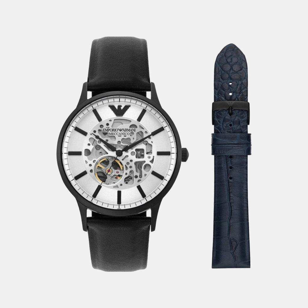 Emporio Armani Round Silver Analog watch