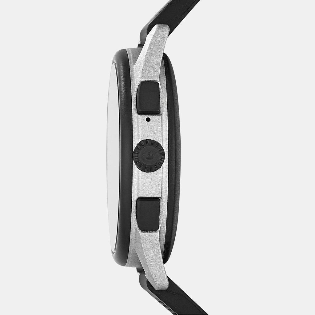 Emporio Armani Men Round Black watch