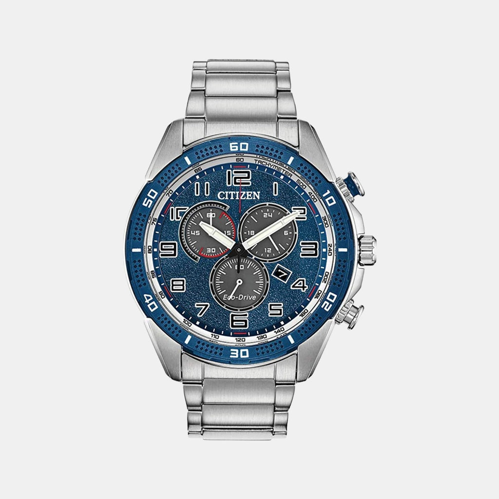 Citizen Round Silver Chronograph watch