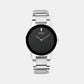 Eco-Drive Male Black Analog Stainless Steel Watch AU1060-51E