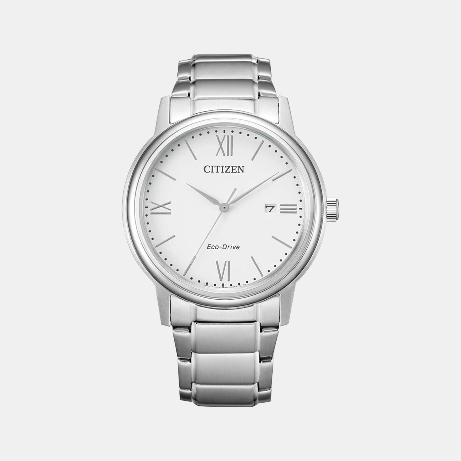 Citizen Male White Analog Stainless Steel Watch Citizen Just