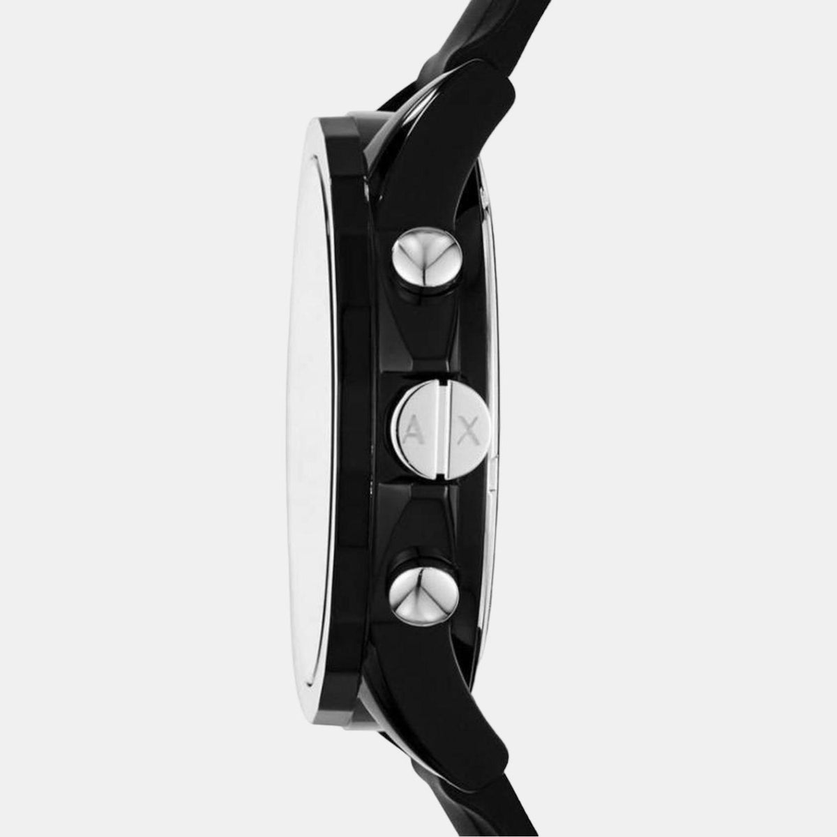 Armani Exchange Men Round Black watch