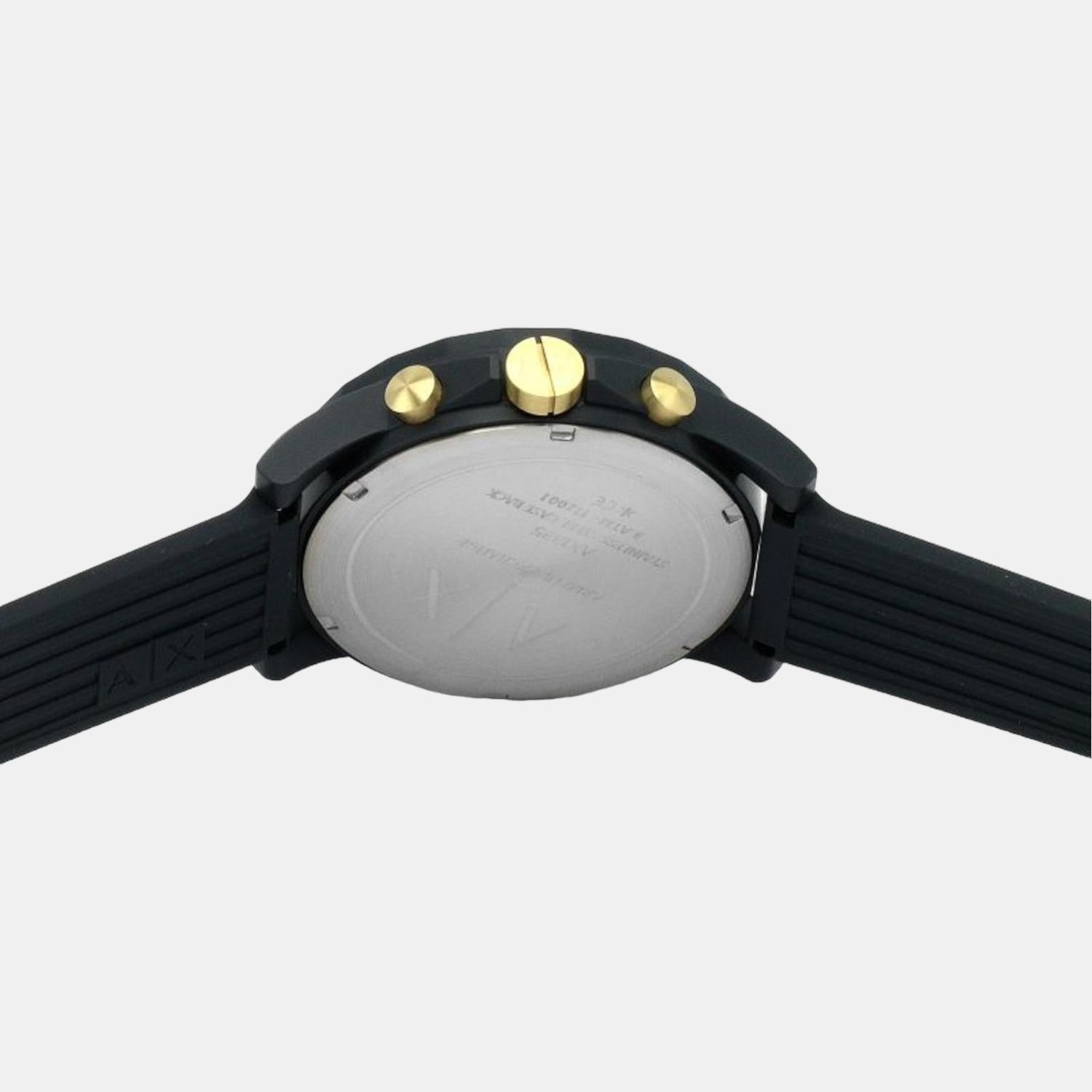 Armani Exchange Silicone Round watch