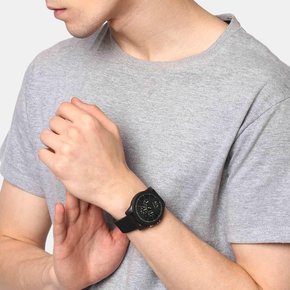 Armani Exchange 44 mm Black Quartz watch