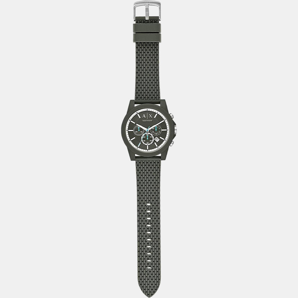 Armani Exchange Silicone Round watch