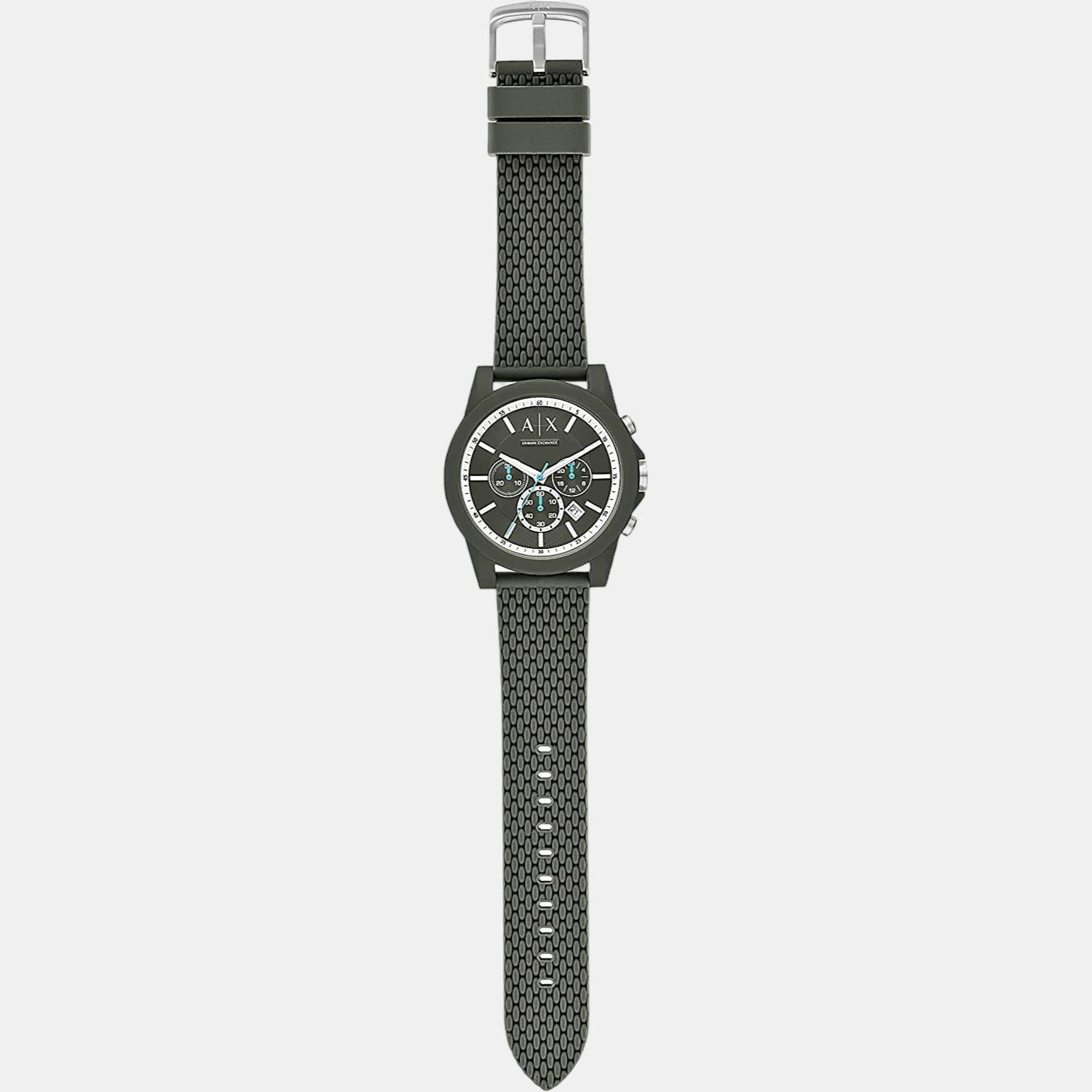 Armani Exchange Silicone Round watch