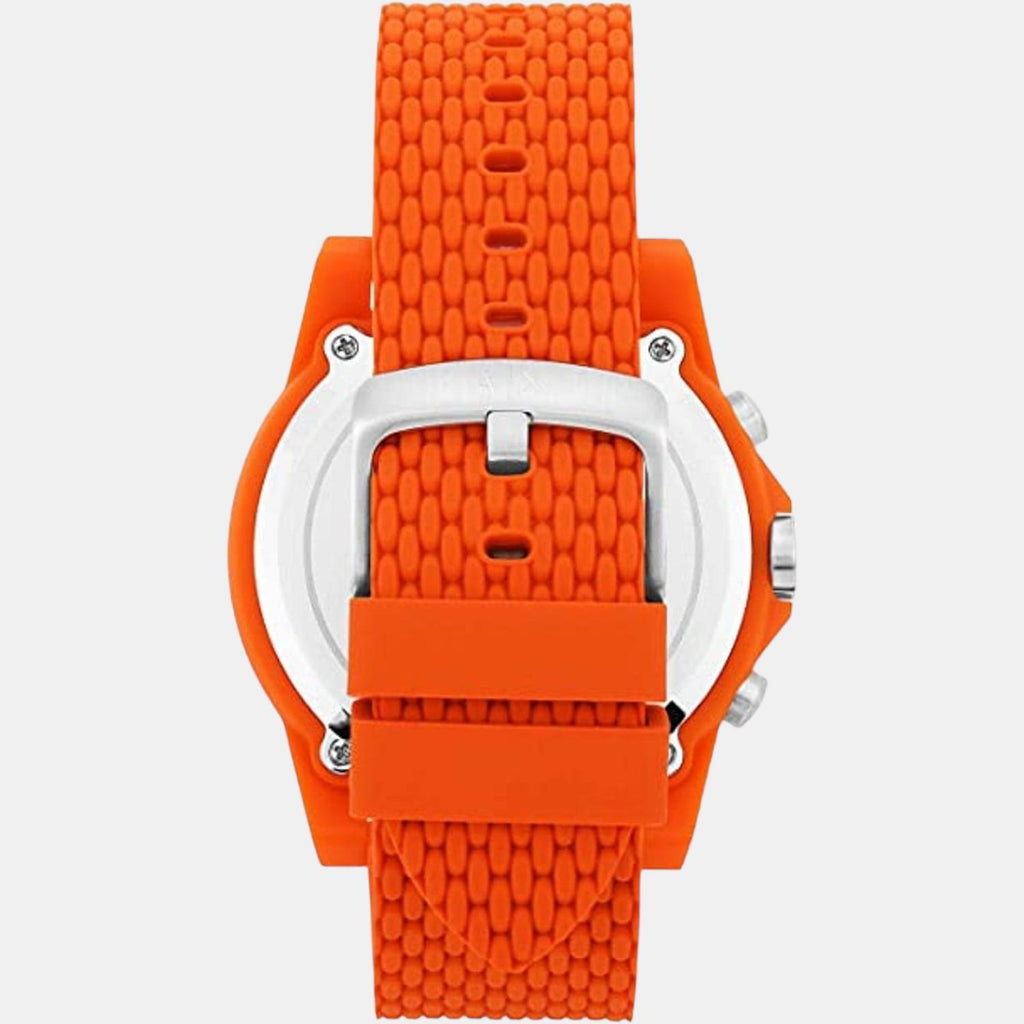 Armani Exchange Men Round Brown watch