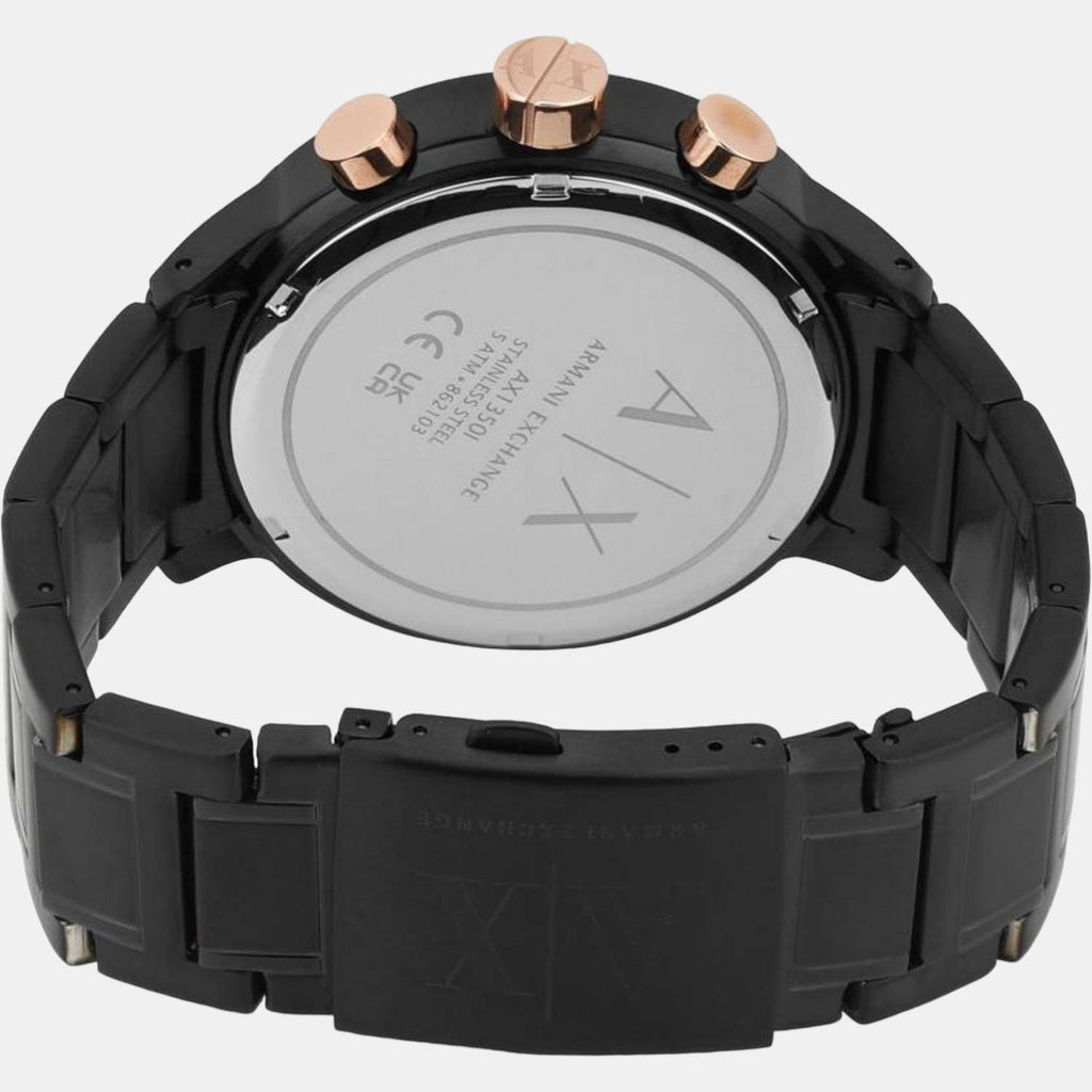 Armani Exchange Stainless Steel Round watch