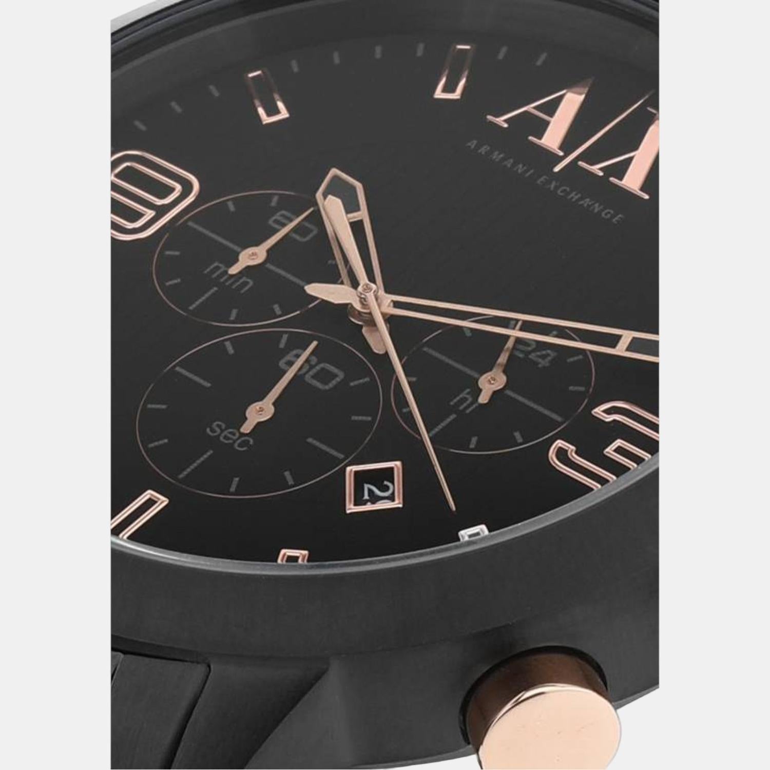 Armani Exchange Stainless Steel Black watch