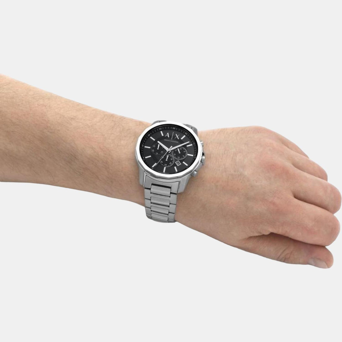 Armani Exchange 44 mm Silver Quartz watch