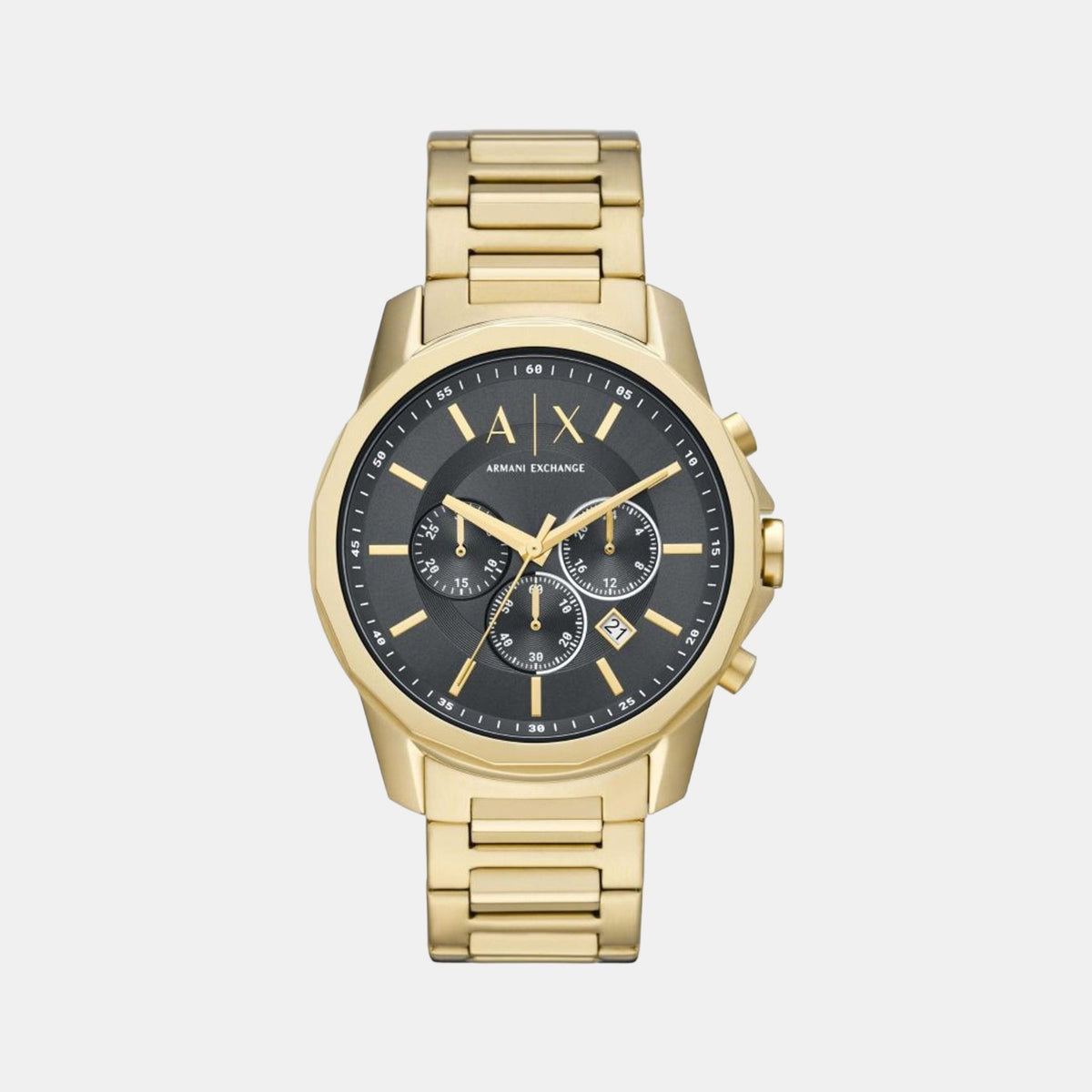 Armani Exchange Round Grey Chronograph watch