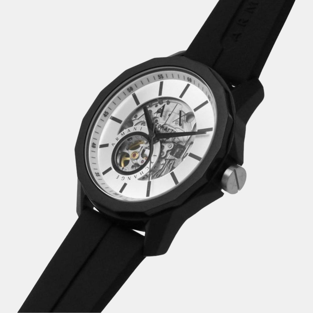 Armani Exchange Silicone Silver watch