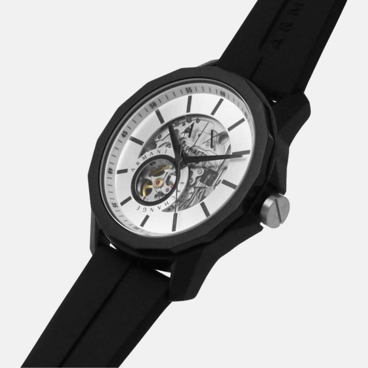 Armani Exchange Silicone Silver watch