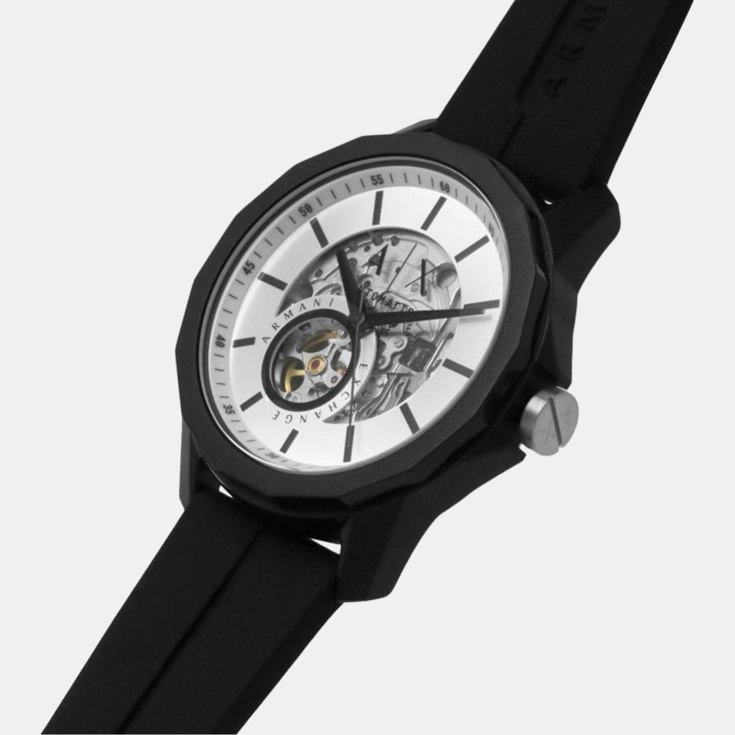 Armani Exchange Silicone Silver watch