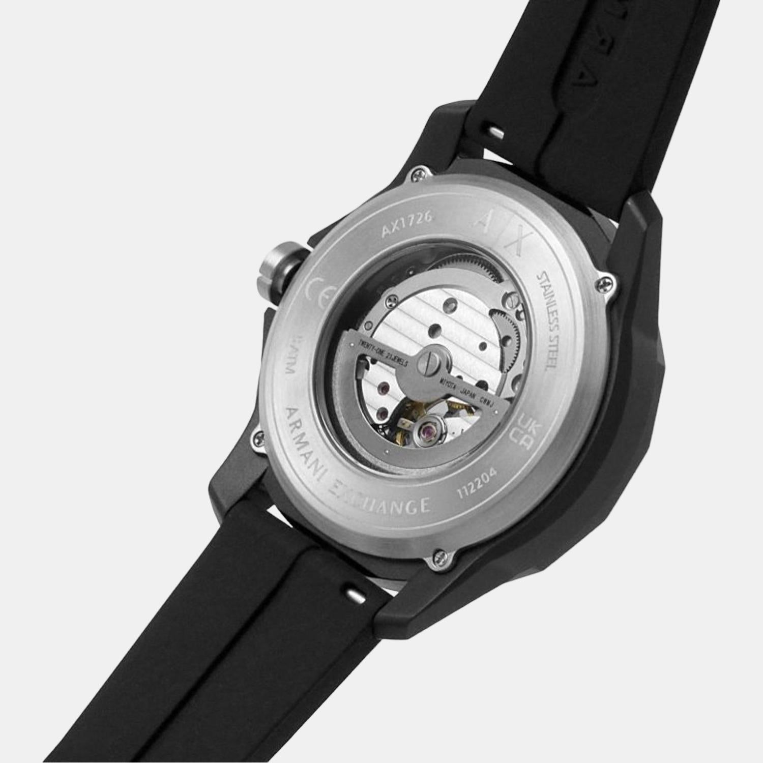 Armani Exchange 44 mm Black Automatic watch