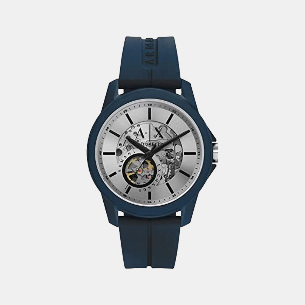 Armani Exchange Round Silver Analog watch