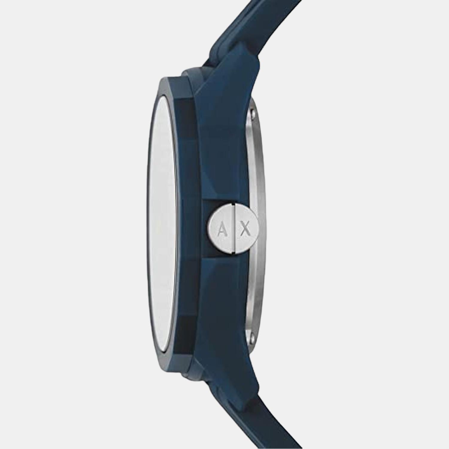 Armani Exchange Men Round Silver watch