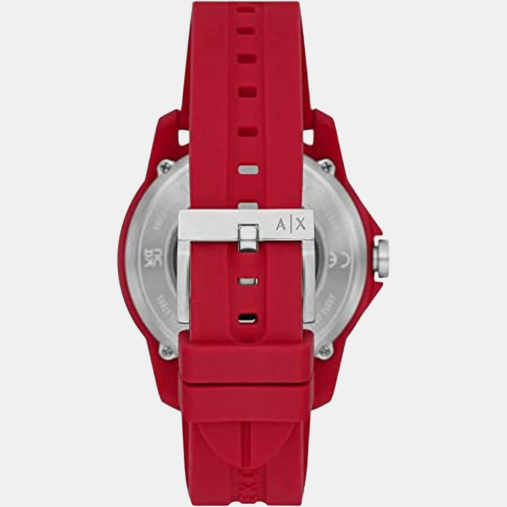 Armani Exchange Silicone Round watch