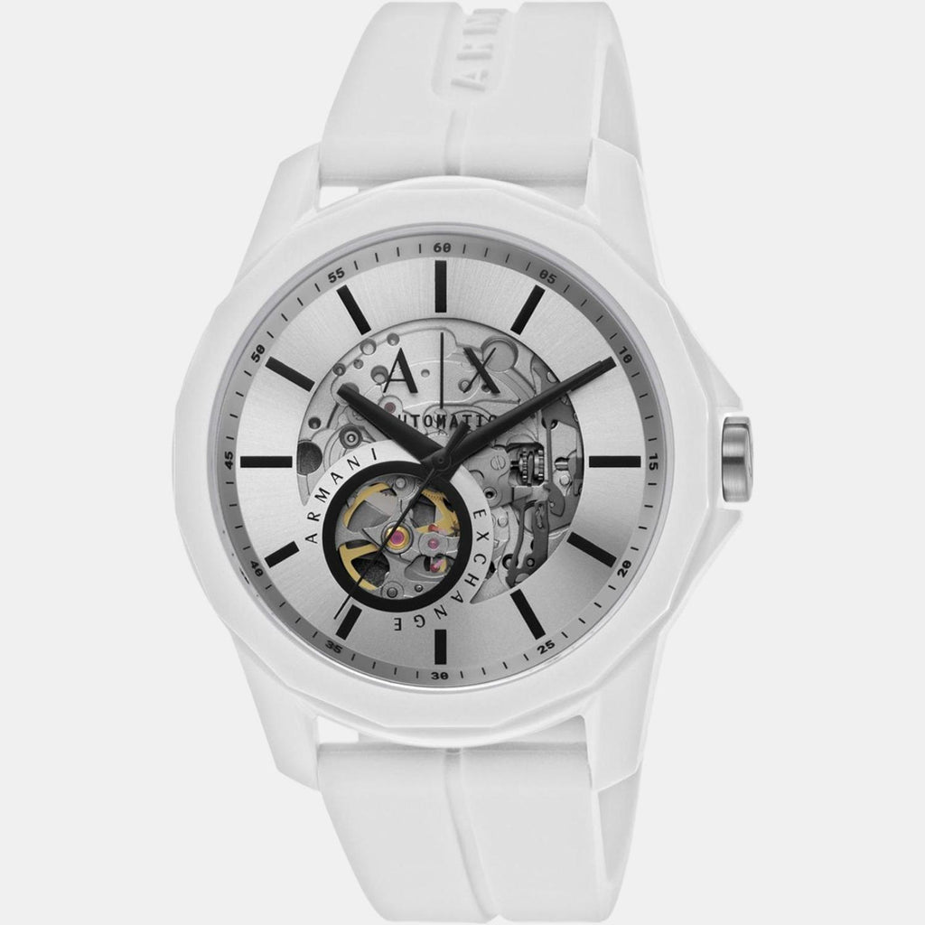 Armani Exchange Men Round Silver watch