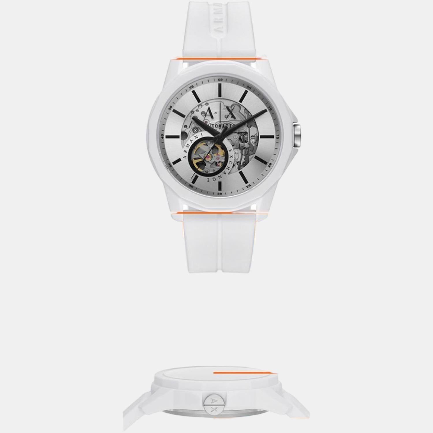 Armani Exchange 44 mm White Automatic watch