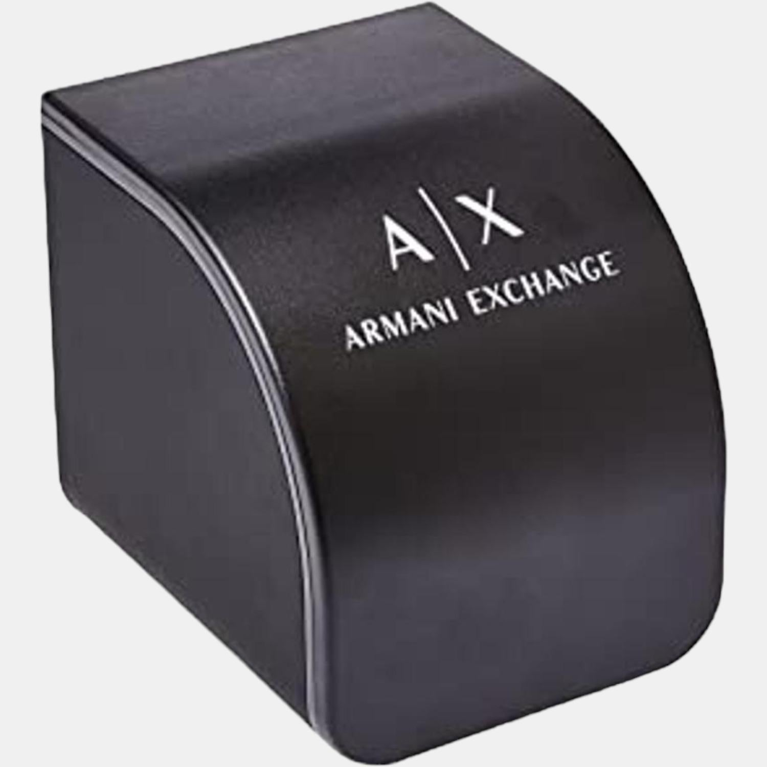 Armani Exchange Silicone Rose Gold watch