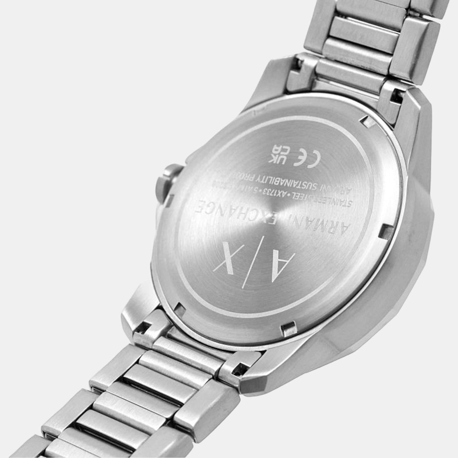 Armani exchange best sale stainless steel watch