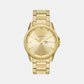 Male Gold Analog Stainless Steel Watch AX1734