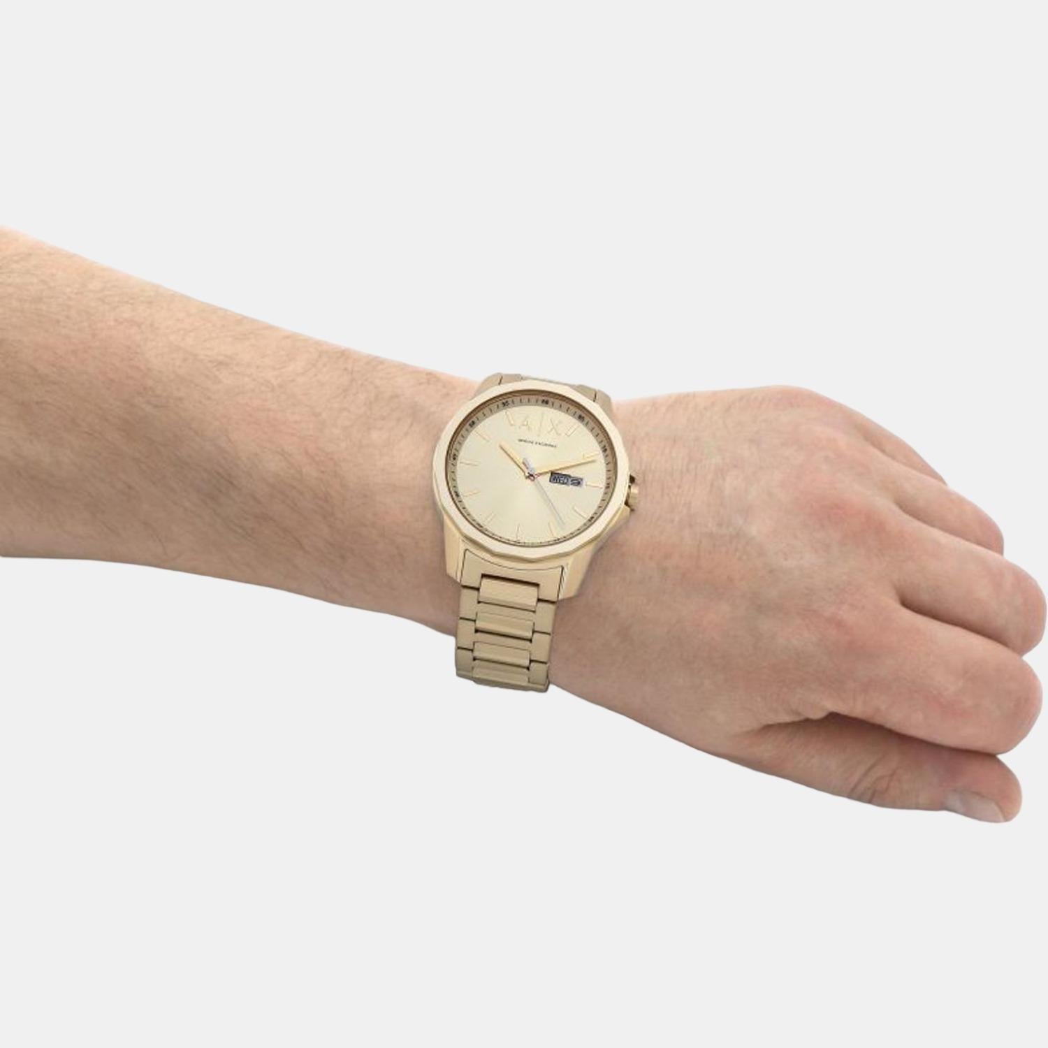 Armani Exchange Stainless Steel Round watch