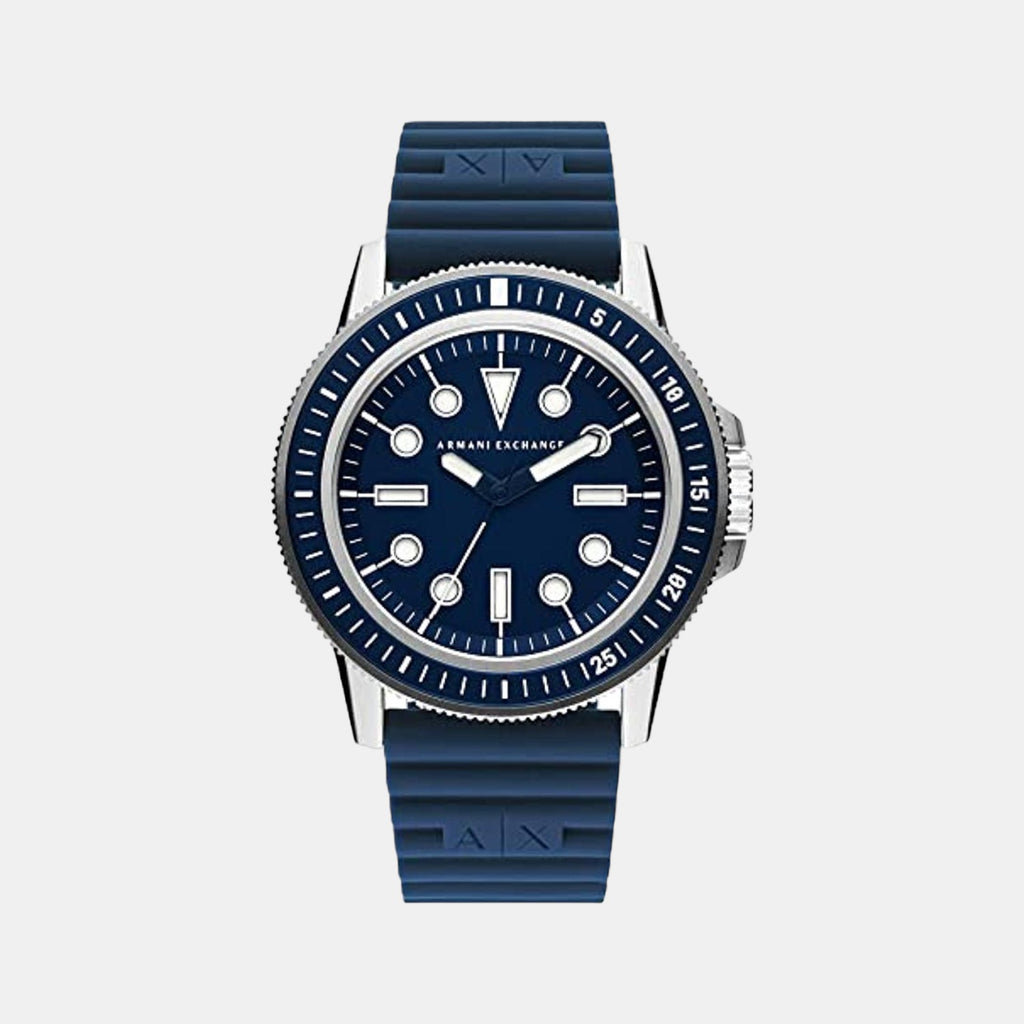 Armani Exchange Round Blue Analog watch