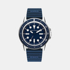 Armani Exchange Round Blue Analog watch