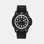Armani Exchange Round Black Analog watch
