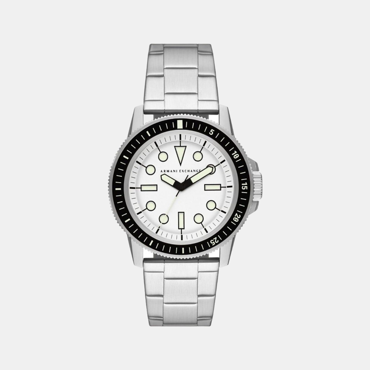 Armani Exchange Round White Analog watch