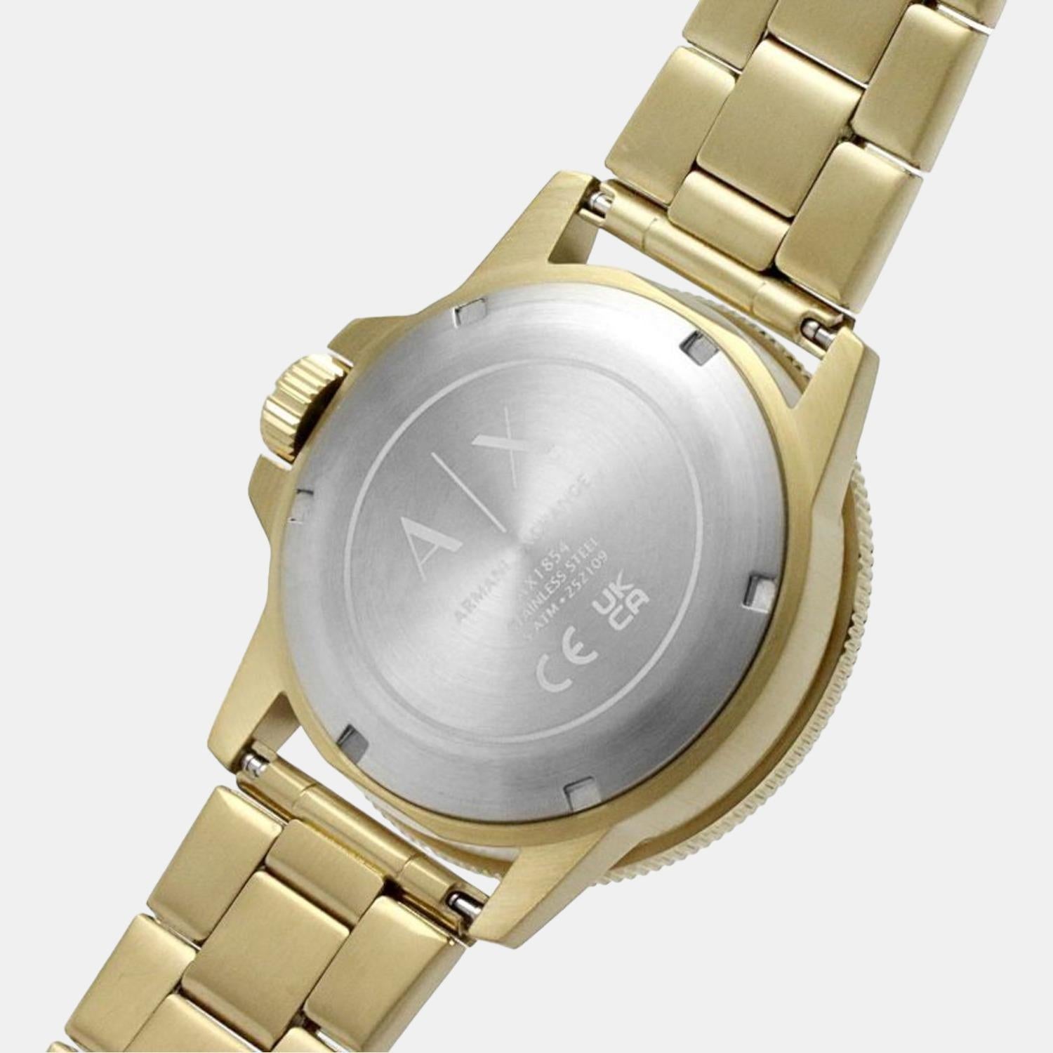 Armani Exchange Stainless Steel Round watch