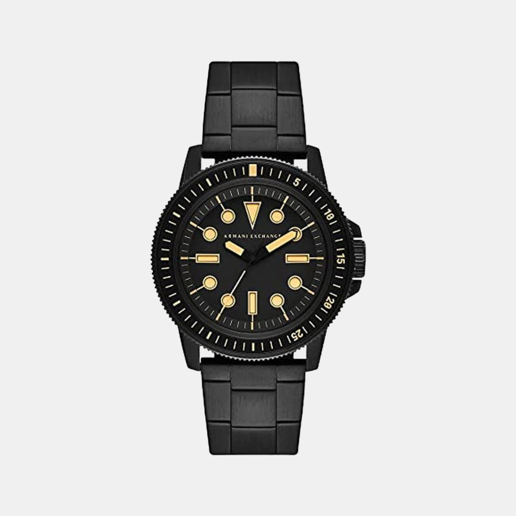 Armani Exchange Round Black Analog watch