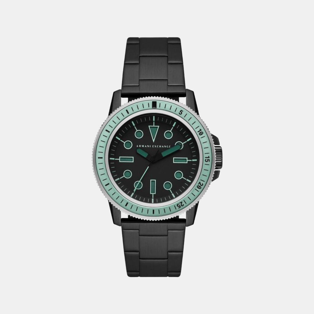 Armani Exchange Round Black Analog watch