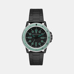 Armani Exchange Round Black Analog watch