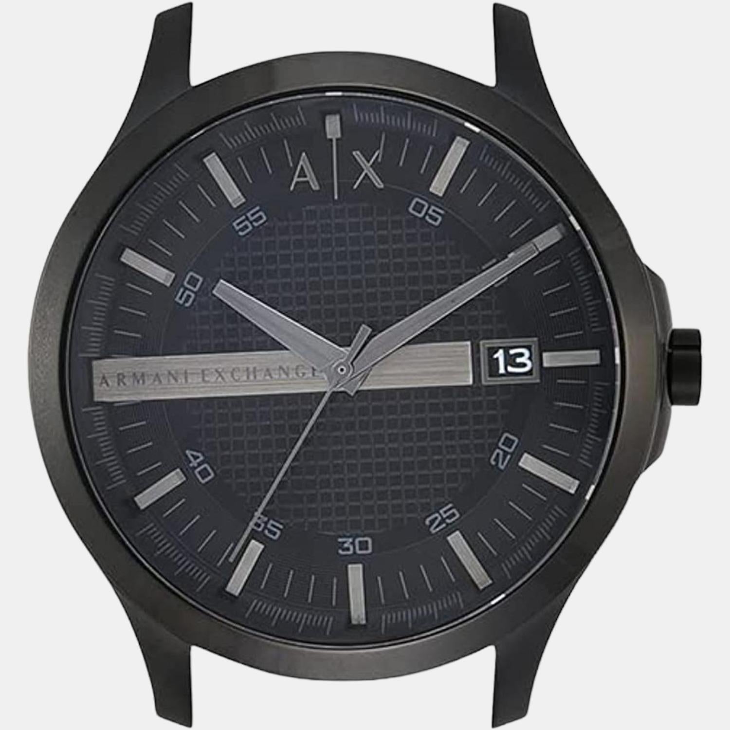 Armani Exchange Male Black Analog Stainless Steel Watch Armani