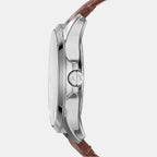 Armani Exchange Men Round Blue watch