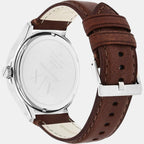 Armani Exchange Leather Blue watch