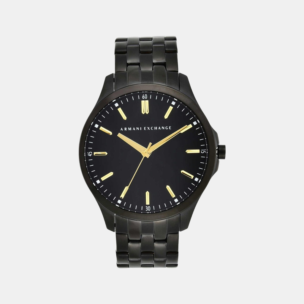 Armani Exchange Round Black Analog watch