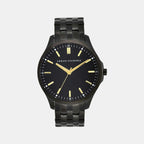 Armani Exchange Round Black Analog watch