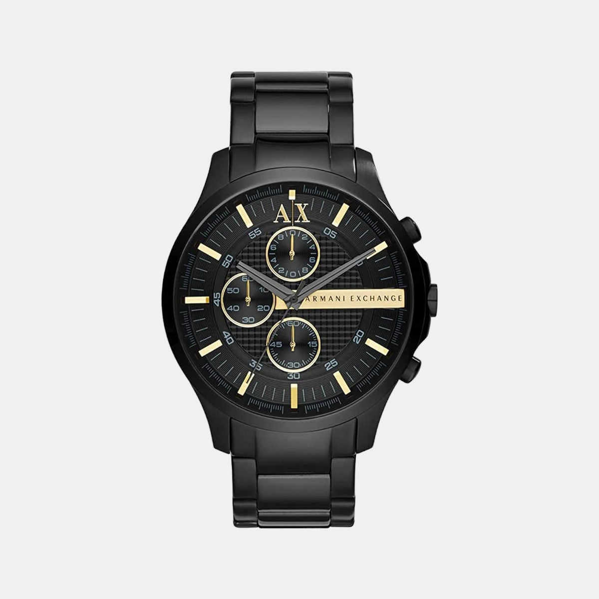 Armani Exchange Round Black Chronograph watch