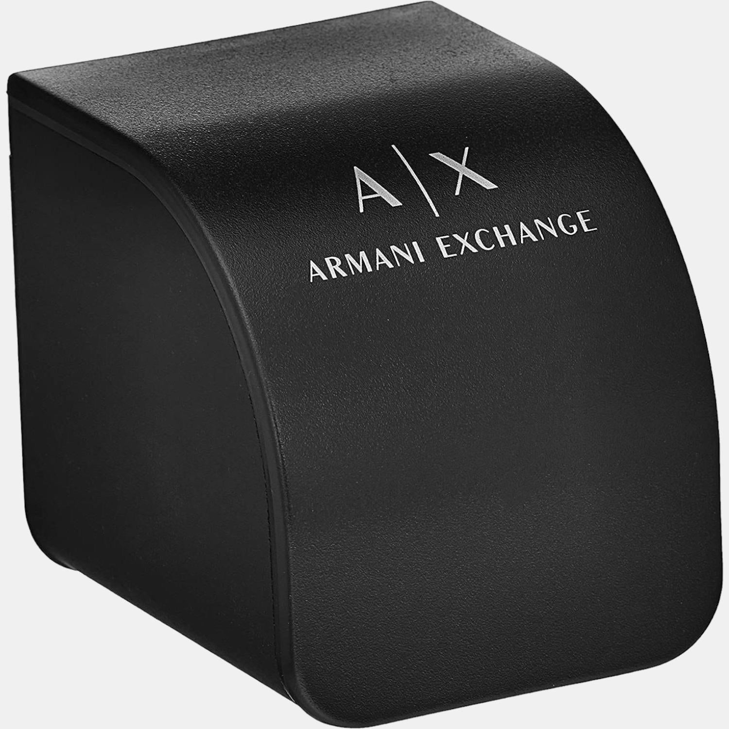 Armani Exchange Male Black Analog Stainless Steel Watch Armani